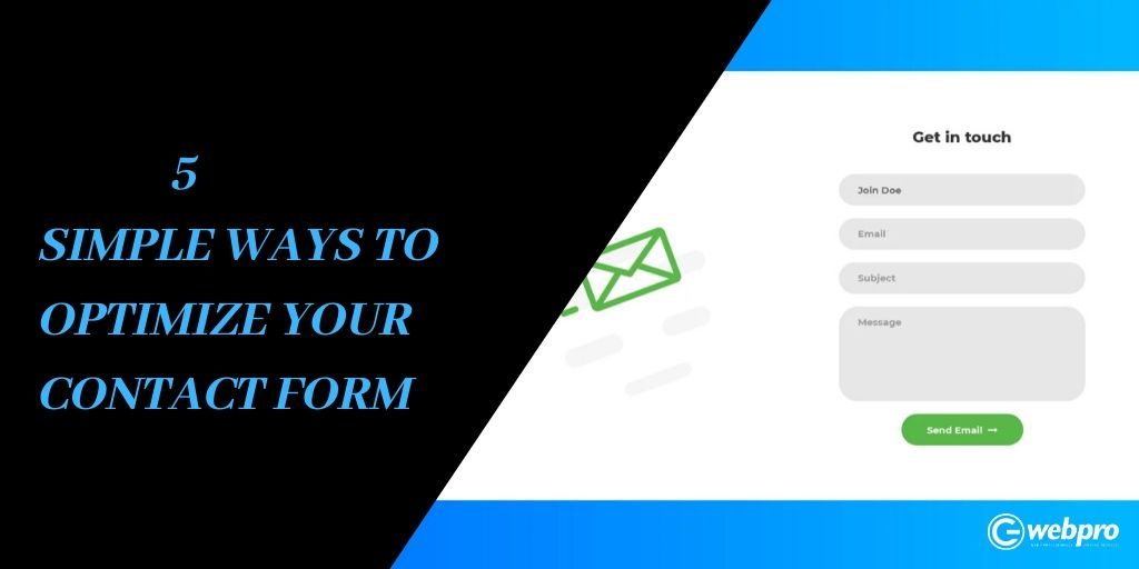 Contact form optimization tips.